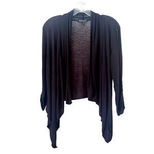 About a Girl Los Angeles Medium Lightweight Cropped Jacket Handkerchief Hem #095